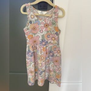 H&M Kids Floral Dress in Pink, Orange, and Purple